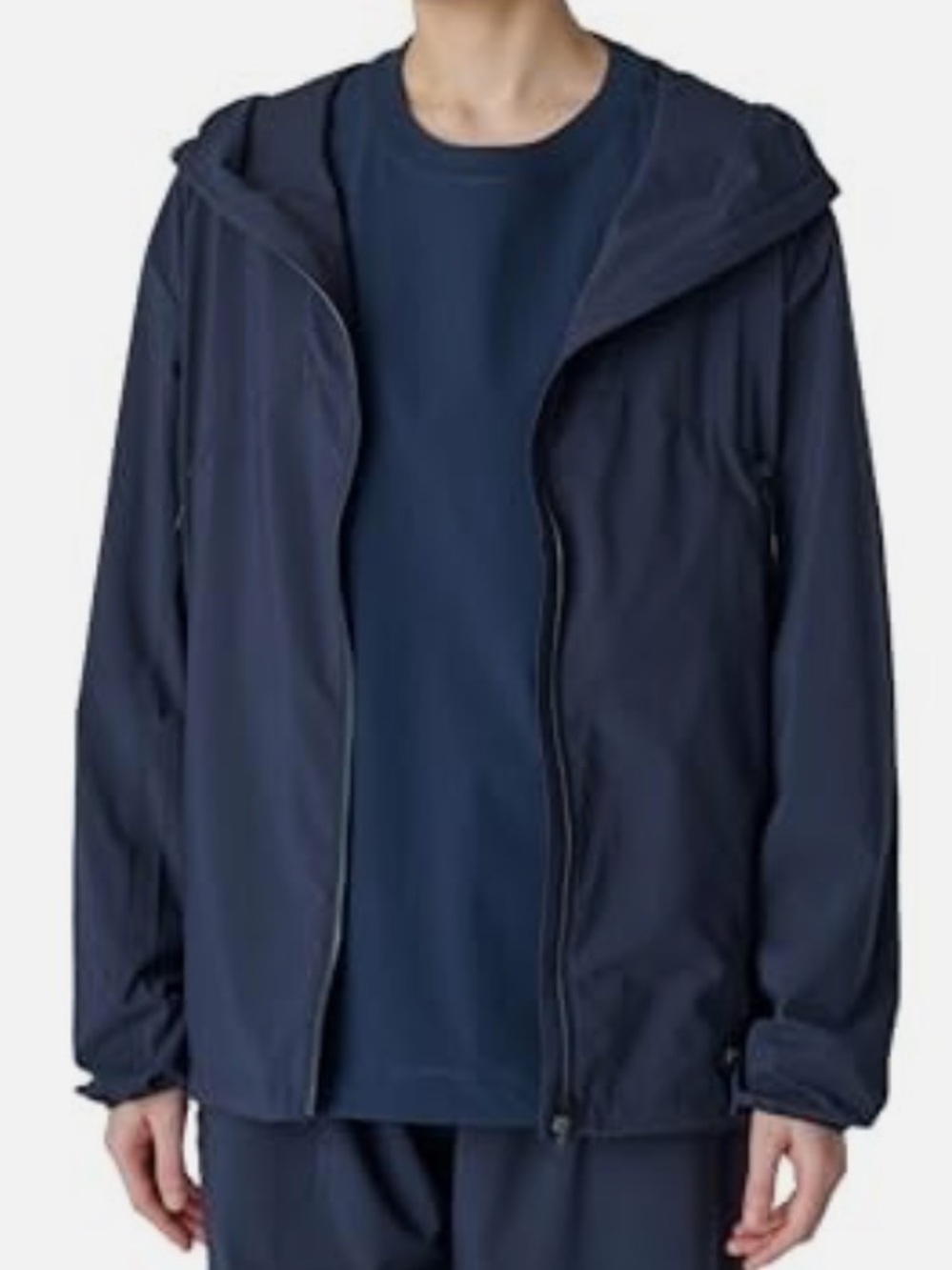 Snow Peak Shadow Ripstop Ultra Lightweight Jacket Navy -Size Medium